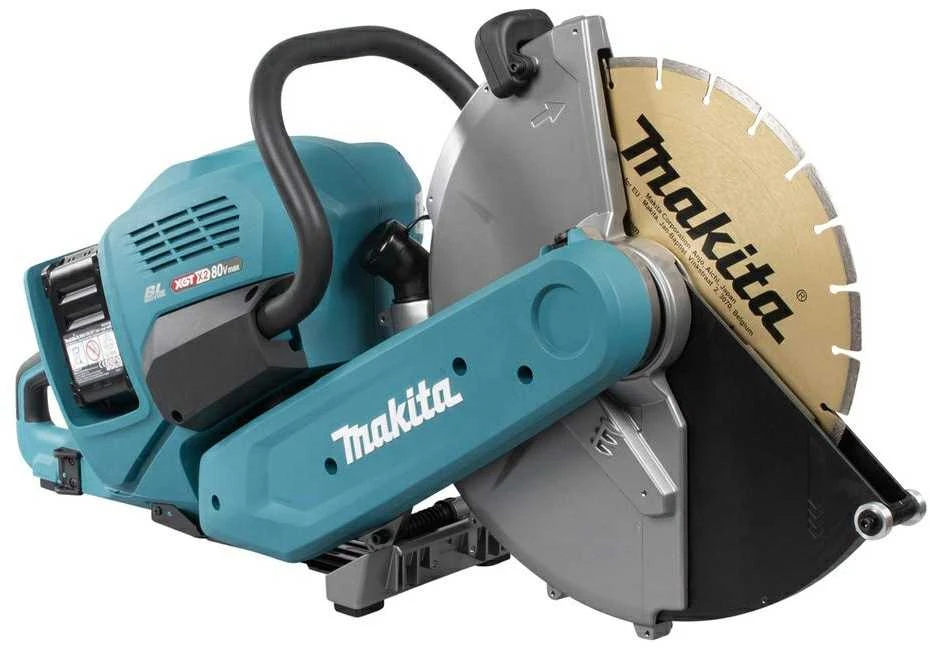 Makita CE002GZ01 Akumuliatorinis pjūklas (Pjaustytuvo modelis, skirtas sausam pjovimui ir naudojimui su dulkių siurbliu) XGT, 40V MAX x2 (80V MAX), diskas 355mm, max 127mm BL-M, 14.1kg, Be akumuliatorių ir kroviklio! Komplektaciniai diskai D-56998