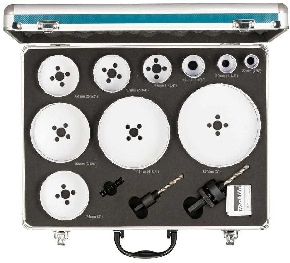 MAKITA Rinkinys OTWORNIC BIM ECONOMY 10vnt. 22,29,35,44,57,64,76,92,111,