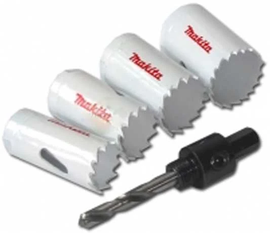 Gręžimo karūnų komplektas Makita HSS Bi-Metal D-33641; 4 vnt.
