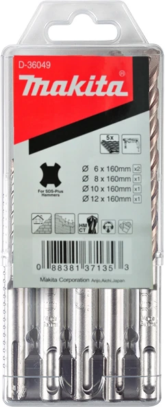 Grąžtas MAKITA Rinkinys WIERT.SDS+ 5szt.