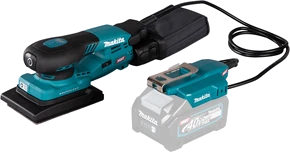 Makita BO005CGZ Akumuliatorinis vibracinis šlifuoklis XGT 40V, 80X130mm, AWS (be AWS lusto), Be akumuliatorių ir kroviklio!
