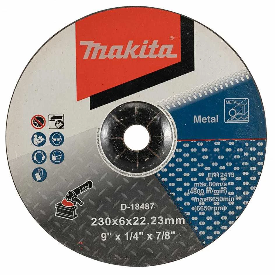 Makita Šlifavimo diskas 230X6 A24R Metalui D-18487