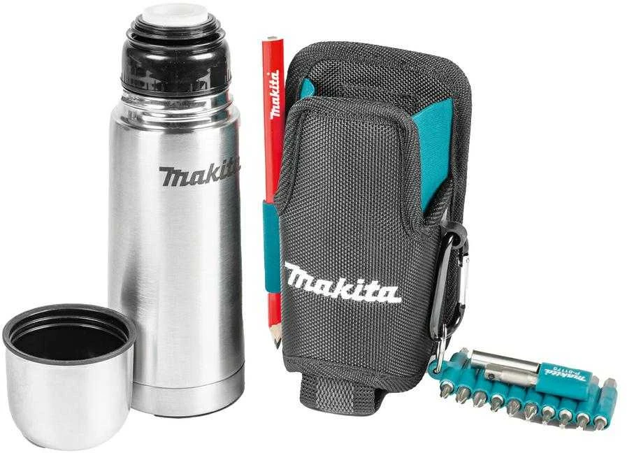 Makita Termosas su laikikliu, skirtu kabinimui prie diržo. E-15562