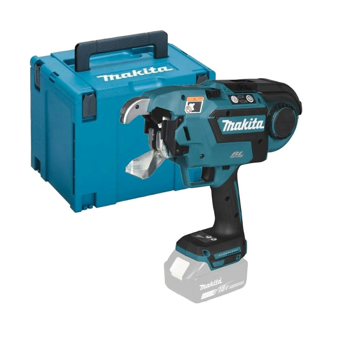 Makita DTR181ZJ Akumuliatorinis armatūros rišiklis 14,4V/18V, XPT, Be akumuliatorių ir kroviklio, MAKPACK!