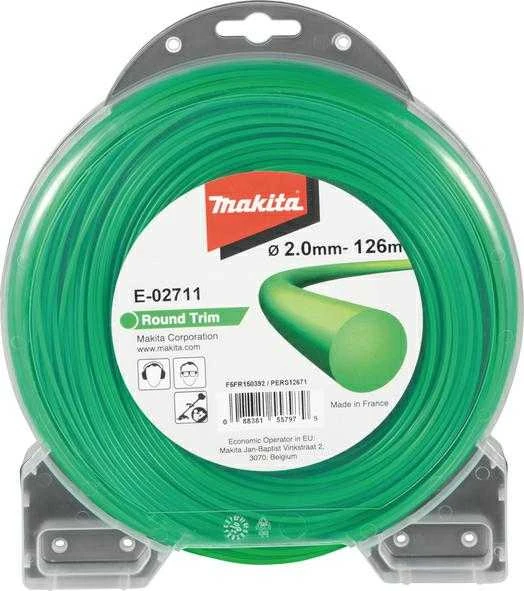Makita Trimeriai 2,0mm/126m apvalus valas E-02711