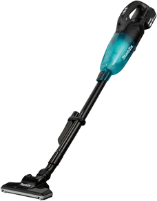Akumuliatorinis vertikalus dulkių siurblys 18V, juodas, Makita [DCL284FRFB] 3.0Ah, LXT
