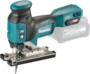 Makita JV001GZ Akumuliatorinis siaurapjūklis XGT 40V, bešepetėlinis variklis, 800-3500min¹, 26mm, "Z" versija - komplektuojamas be akumuliatoriaus ir kroviklio