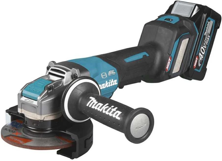 Makita GA044GZ Kampinis šlifuoklis XGT, 125MM, 0-8500RPM; bešepetėlinis variklis; elektrinis stabdys; AFT; AWS (be AWS lusto); reguliuojamas greitis 3,000 - 8,500RPM; X-LOCK; Svirtinis jungiklis; "Z" versija - komplektuojamas be akumuliatoriaus ir kroviklio