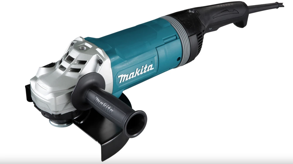 Makita GA9080X1 Kampinis šlifuoklis, 2700 W, 230 mm, 6,4kg, pasukama galinė rankena, antivibracinė šoninė rankena