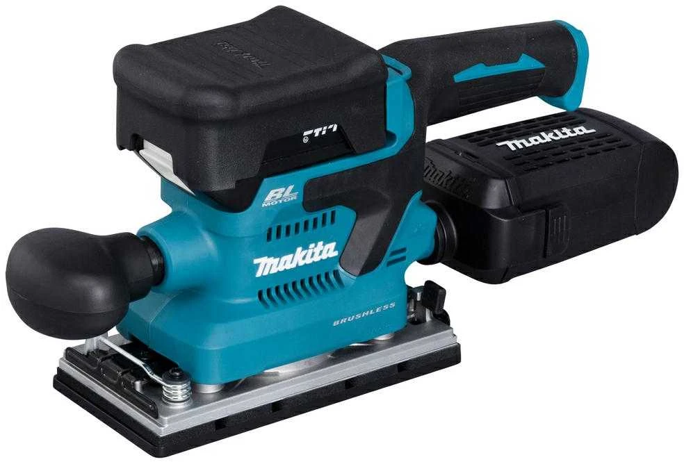 Plokštuminis šlifuoklis Makita DBO380RTJ; 18 V; 2x5,0 Ah akum.