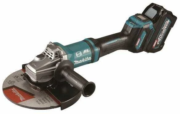 Makita kampinis šlifuoklis GA038GT201, 40V XGT, 2x5.0Ah 230mm