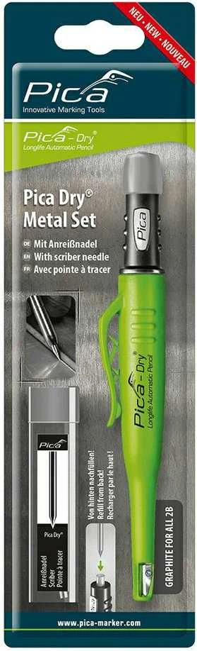 Pica Marker HiKOKI | PICA žymeklis, sausas metalinis rašiklis 2,8 mm 2B švino ir rašiklio adatos pakabinimas
