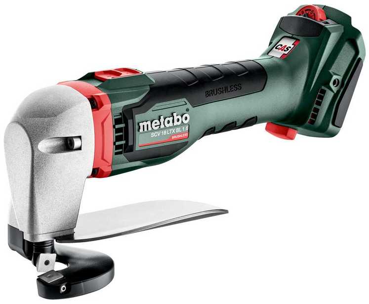 Aku.skardos žirklių SCV 18 LTX BL 1.6 korpusas MetaLoc2, Metabo