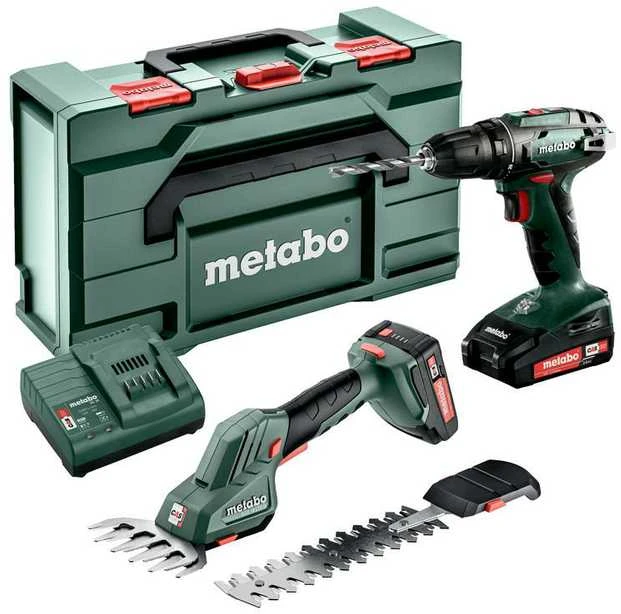 Metabo akumuliatorinis įrankių rinkinys su plastiko dėže