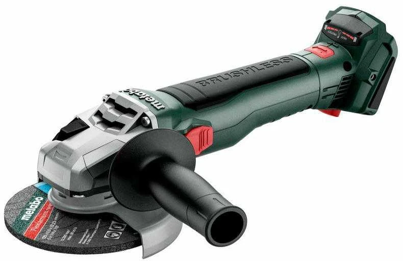 Kampinis šlifuoklis Metabo W 18 LT BL 11-125; 18 V (be akumuliatoriaus ir pakrovėjo)