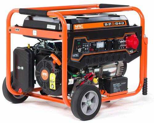 „Agregat Sourcing“ NAC generatorius 5,5 kW 400 V AVR SU starteris