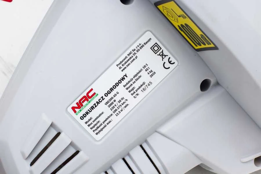 NAC lapų pūstuvas siurblys 3000W VBE300-AS-G