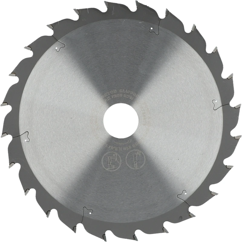 NORTON diskinis pjūklas 210 mm x 30 mm x 24z MEDIENOS IR ATB KOMPOZITAS (2,8 / 1,8)
