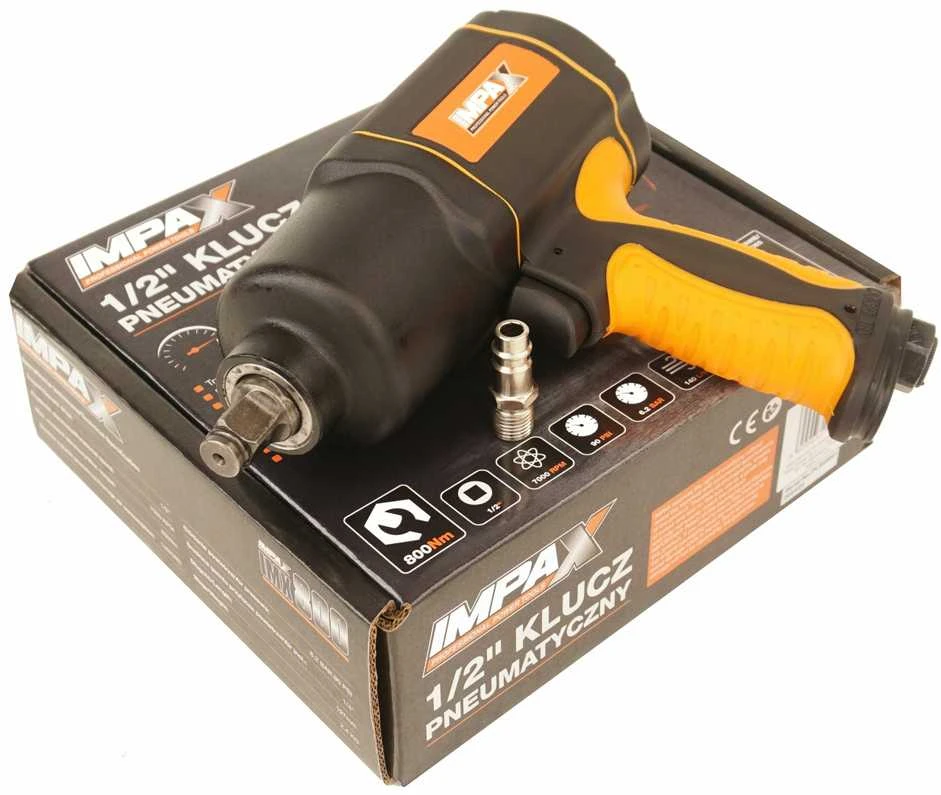 Nuair IMPAX PNEUMATINIS SMŪGINIS VERŽLIASUKIS 1/2″ 800Nm…..%