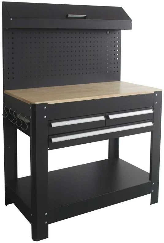 stalas WARSZTATOWY sulankstomas 1145x635x1585mm BLAT DREWNIANY 2cm...