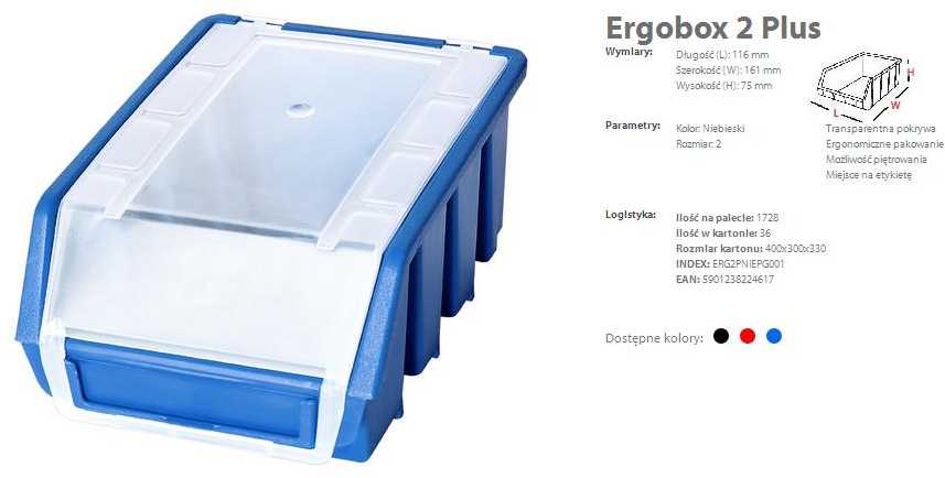 TV staliukas Patrol ERGOBOX PLUS 2 MĖLYNA, 118 x 161 x 75mm