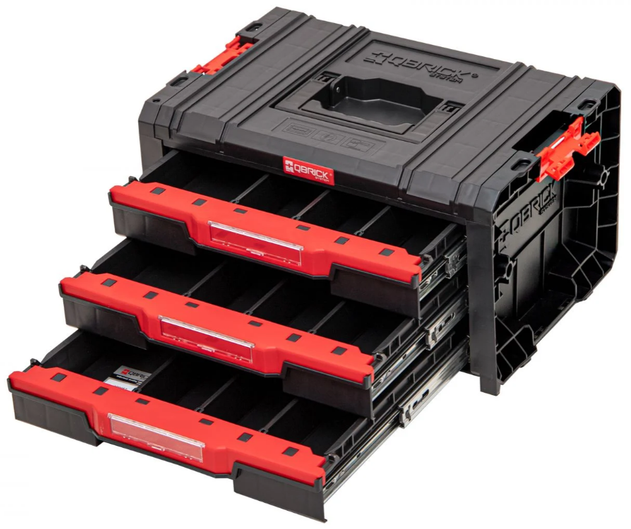 Qbrick System įrankių dėžė su 3 stalčiais PRO 2.0 Expert