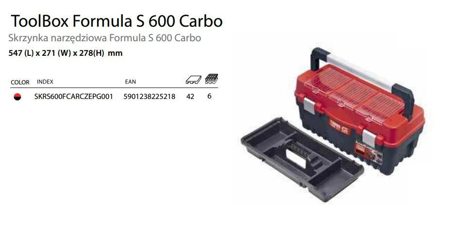 Patrol ĮRANKIŲ DĖŽĖ FORMULA S ALU 600