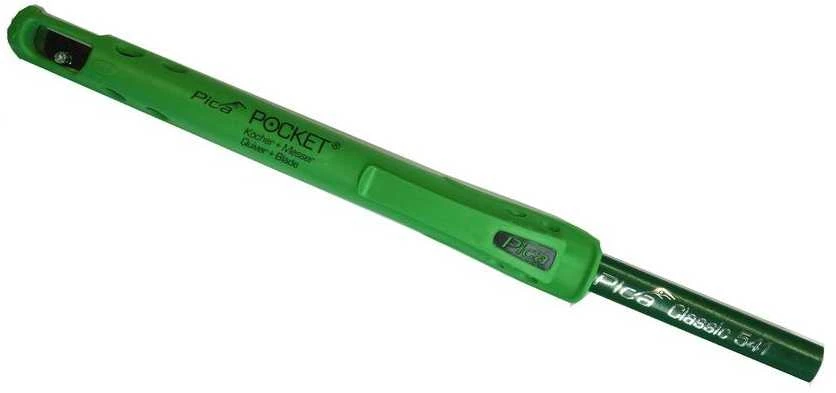 Pica Marker PICA OŁÓWEK KAMIENIARSKI 2vnt. +KOŁCZAN Z OSTRZEM. POCKET