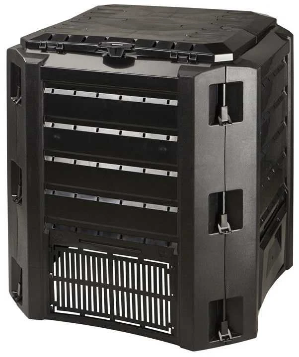 PROSPERPLAST kompostavimo dėžė Juoda 1600L 261 x 83 x 72cm