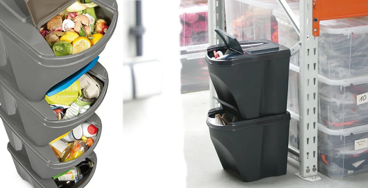 Prosperplast atliekų rūšiavimo konteinerio rinkinys 25l