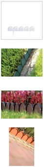 Prosperplast Dekoratyvinė tvorelė IKRA H9cm/L10m žalia/G852