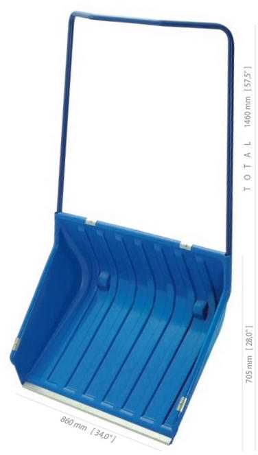 Prosperplast sniego stūmiklis ARCTIC XL, MĖLYNAS 86 cm