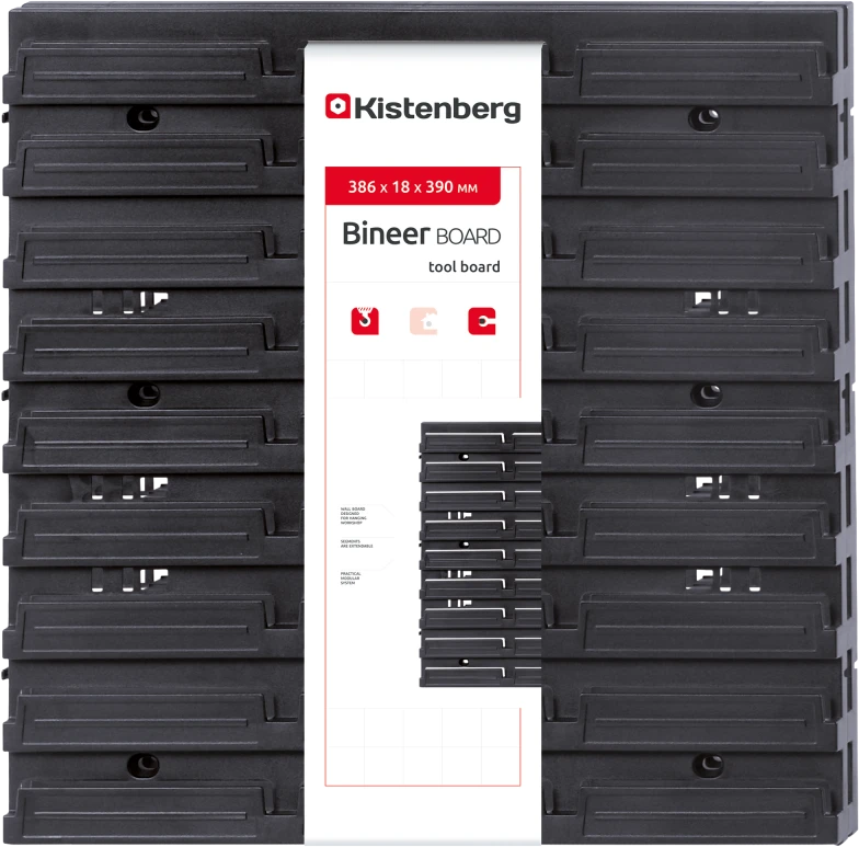 Įrankių lenta KBBS4040 - Binner Board 40 - aukšta - 2 dalys - Kistenberg
