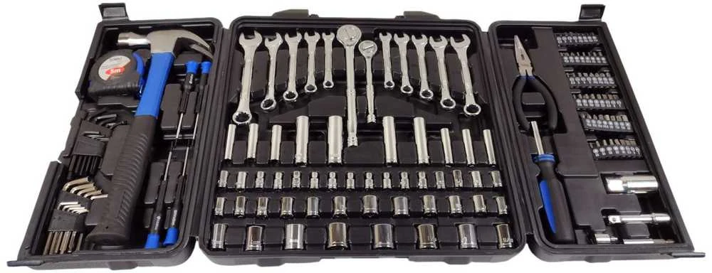 Silver Sidabrinis Įrankių rinkinys Sidabrinis Narzędziowy 140szt (SK-140-01)