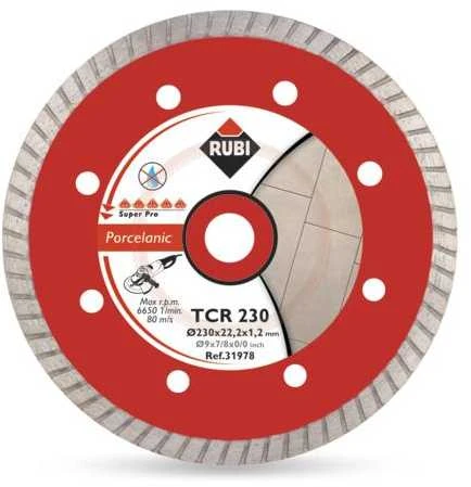 Deimantinis pjovimo diskas Rubi TCR 125 SuperPro; 125 mm