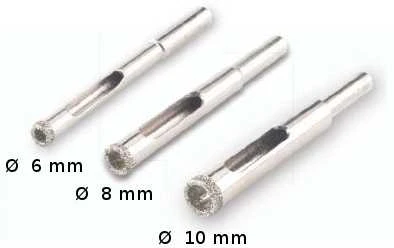 Grąžtas RUBI KORONA EASY GRES Z NASYPEM DIAMENTOWYM 6mm