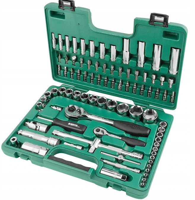 SATA. Rinkinys KLUCZY 88el 1/2" / 1/4"