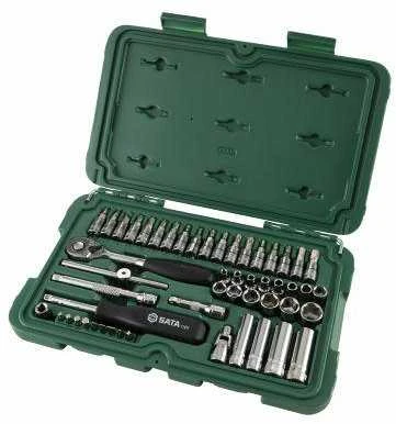 1/4" galvučių rinkinys SATA (52vnt)