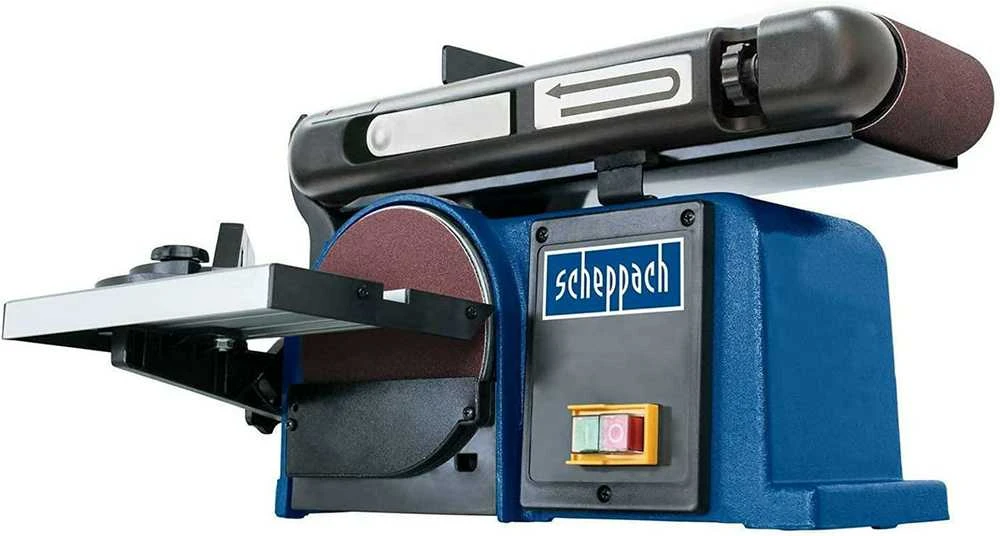 Šlifavimo staklės BTS900 3x šlifavimo juostos ir šlifavimo d, Scheppach