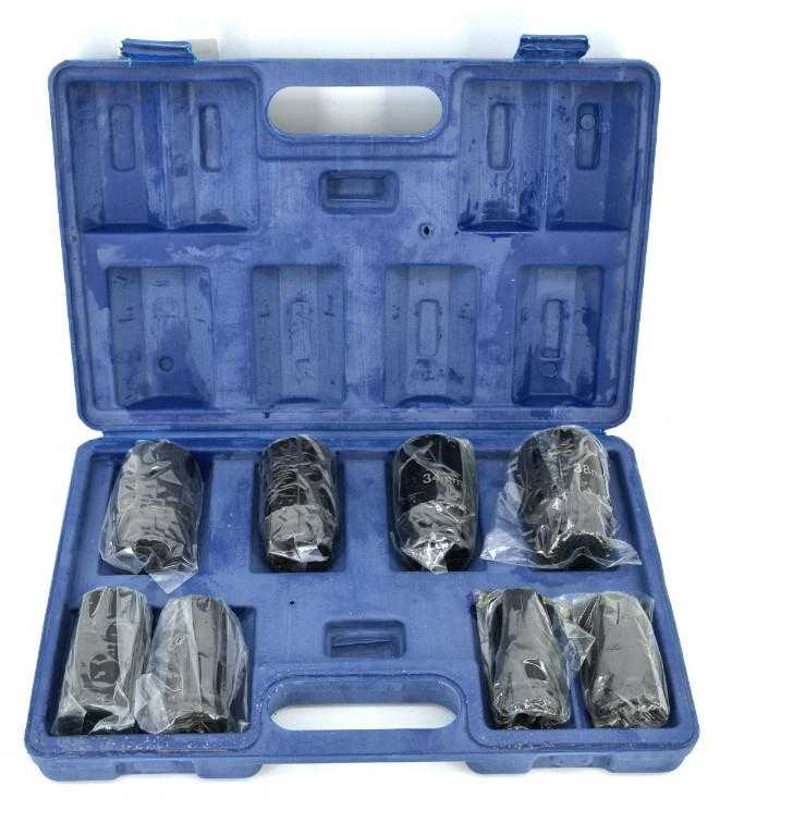 SILVER Sidabrinis Sidabrinis ILGŲ SMŪGINIŲ GALVUČIŲ RINKINYS 3/4″ 8 vnt.