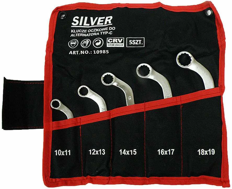 SILVER Sidabrinis Sidabrinis ALTERNATORIŲ RAKTŲ RINKINYS TIPAS C/5vnt
