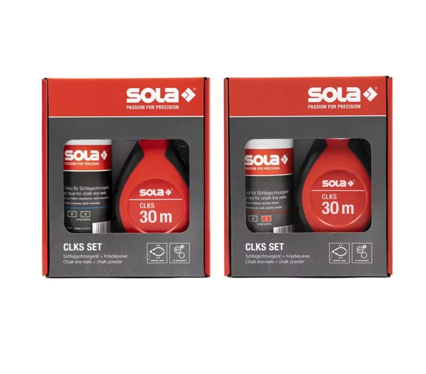 SOLA CHALKING LINE 30m CLKS SET R + RAUDONA CHALK