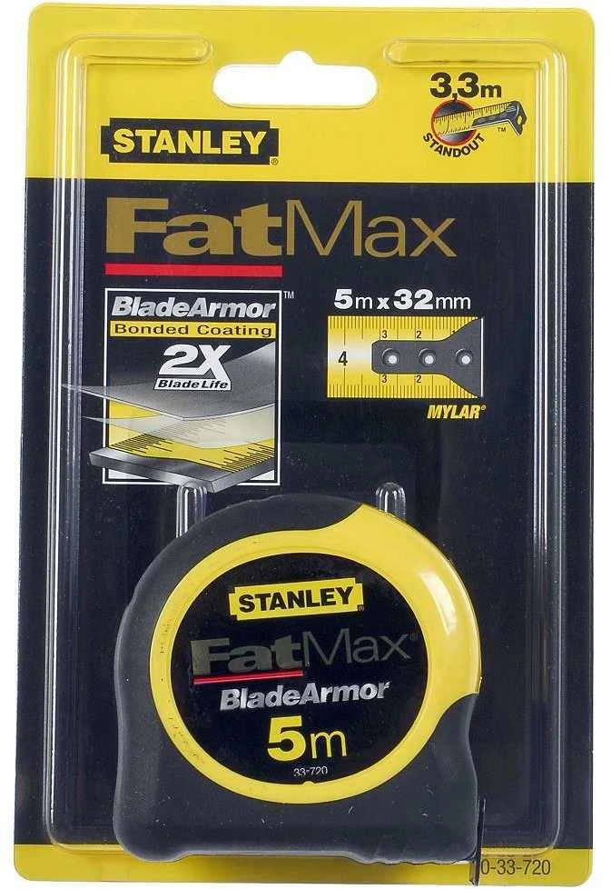 Matavimo ruletė Stanley FatMax BladeArmor; 5 m
