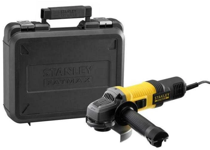 Kampinis šlifuoklis Stanley 850 W; 125 mm + lagaminas