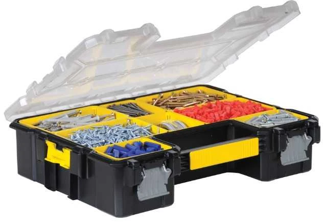 STANLEY® FATMAX® 10 skyrelių profesionalus organizatorius su plastikiniais fiksatoriais (1-97-521)