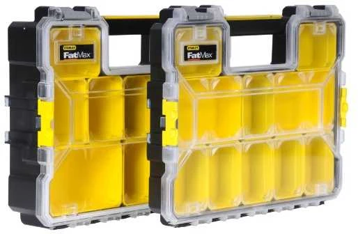 STANLEY® FATMAX® 10 skyrelių profesionalus organizatorius su plastikiniais fiksatoriais (1-97-521)