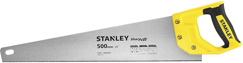 Rankinis pjūklas Stanley SharpCut; 500 mm; medienai