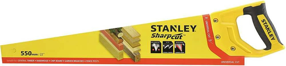 Medienos pjūklas STANLEY SHARPCUT 550 mm 11 TPI