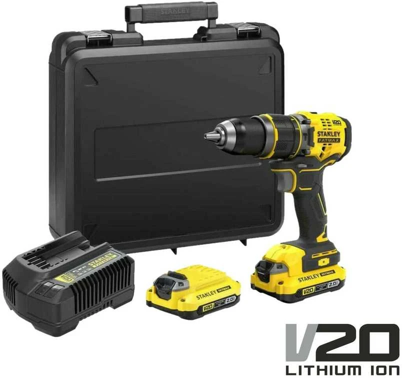 Smūginis  STANLEY SFMCD721D2K akumuliatorinis gręžtuvas 18V
