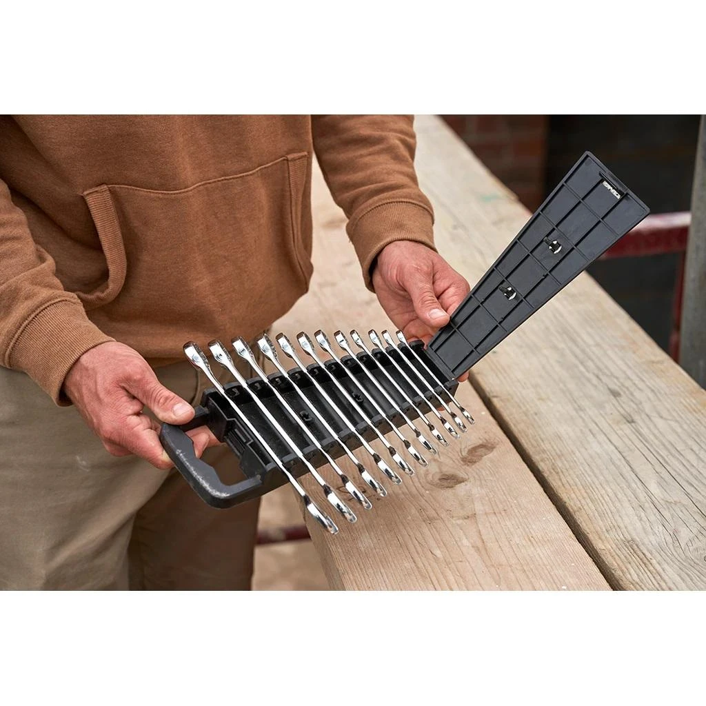 Stanley plokščių dvikilpių veržliarakčių rinkinys 12 vnt 8-19 mm